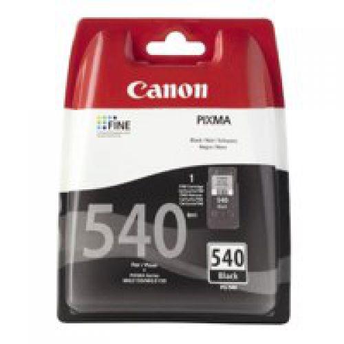 1 Original Canon Black Ink Cartridge (5225B001) (PG540)